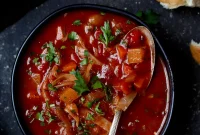Rustic Cabbage Soup with Root Vegetables