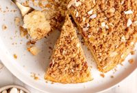 Almond Coffee Cake Recipe with Crumb Topping