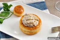Creamy Mushroom Vol au Vents Recipe