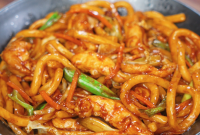Chicken Yaki Udon Noodles