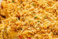 Creamy Tuna Noodle Casserole with Crispy Topping