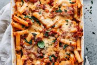 Baked Ziti with Sausage and Mozzarella