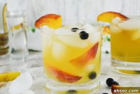 Sparkling Spiked Peach Punch Recipe