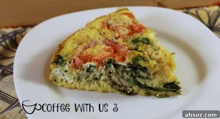 Tomato Spinach Frittata