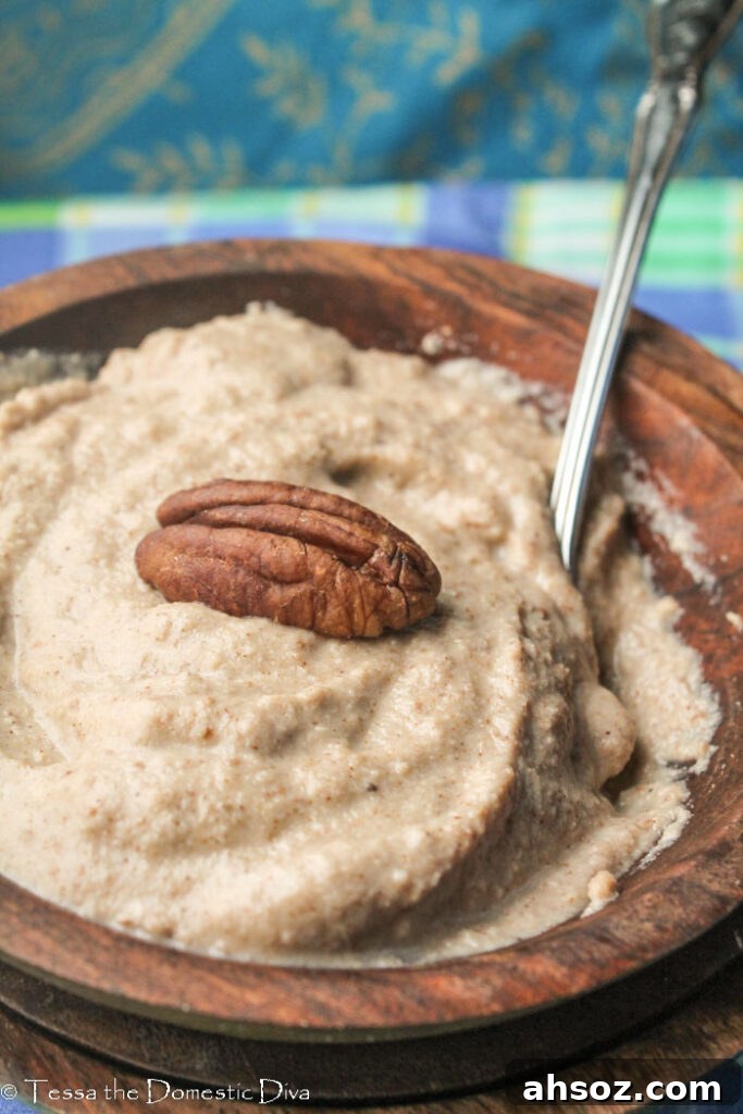 Paleo Creamy Maple Nut Porridge