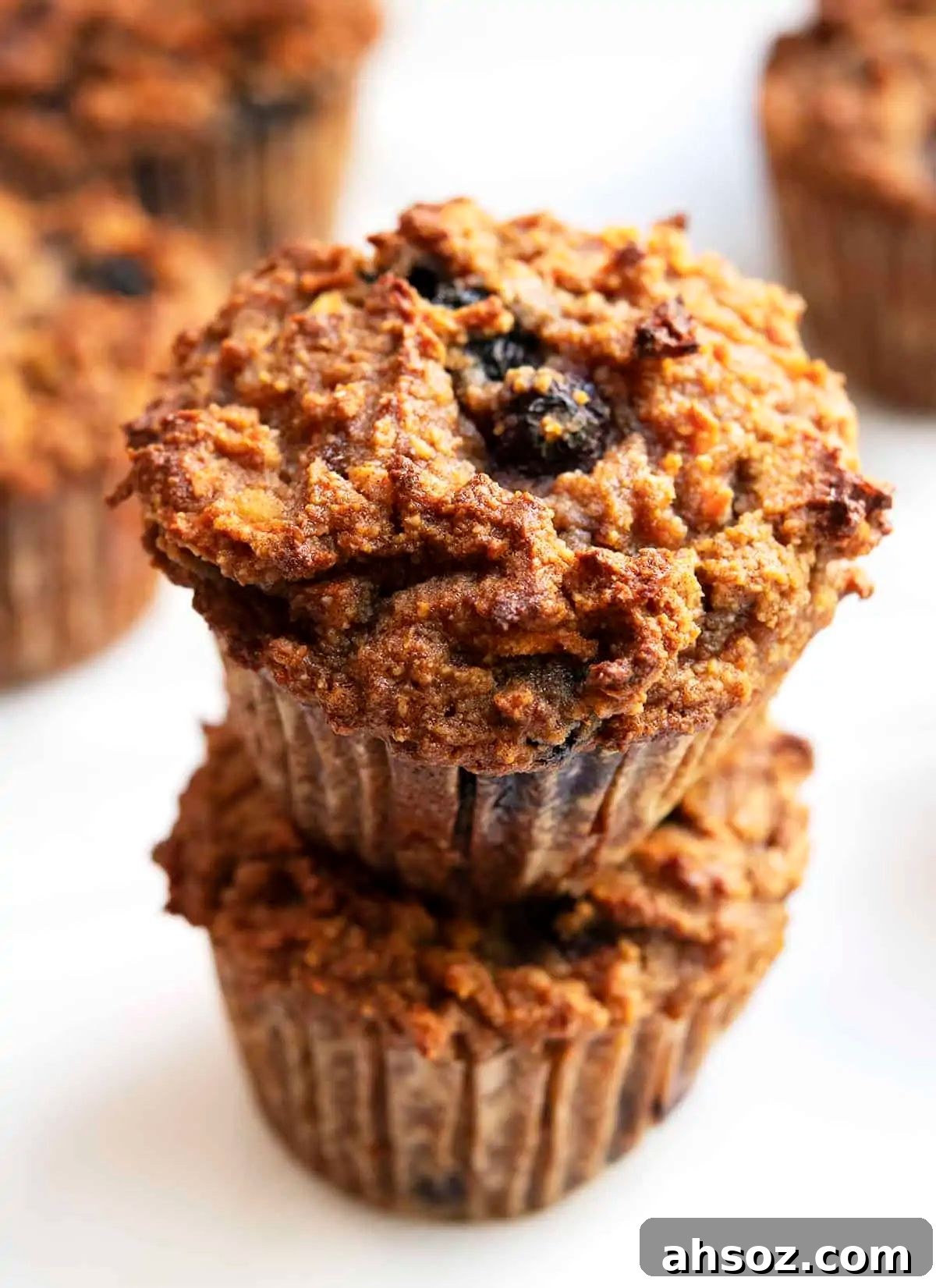 Almond Flour Blueberry Muffins