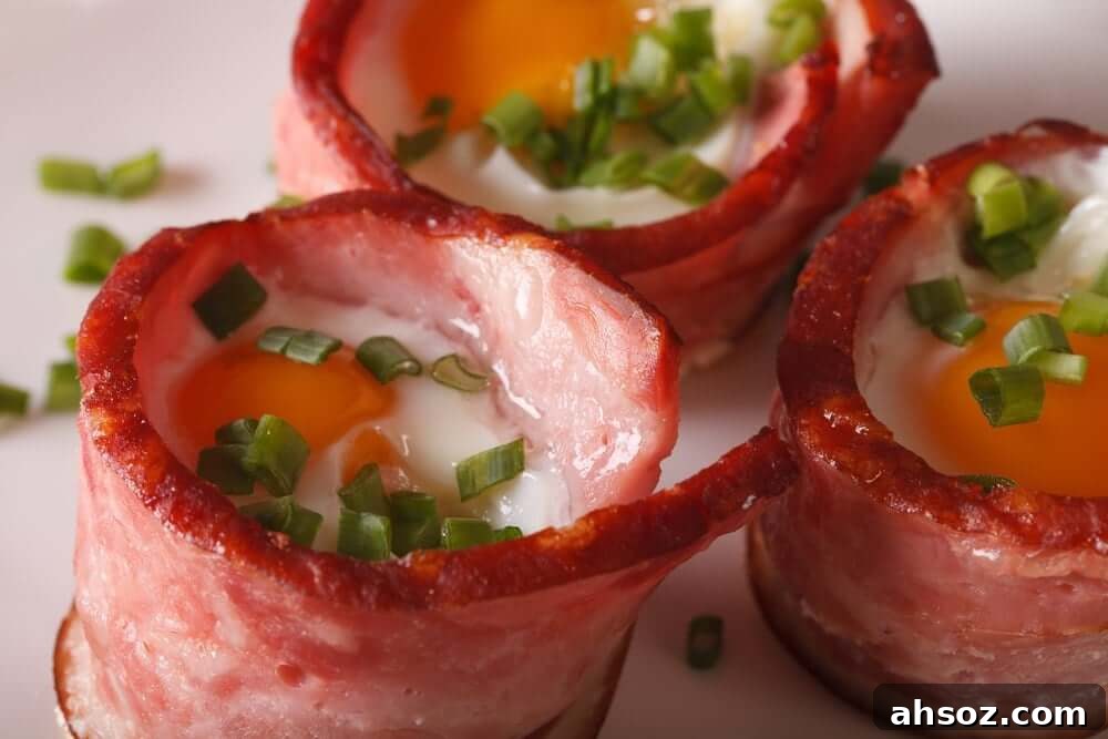 Air Fryer Bacon and Eggs