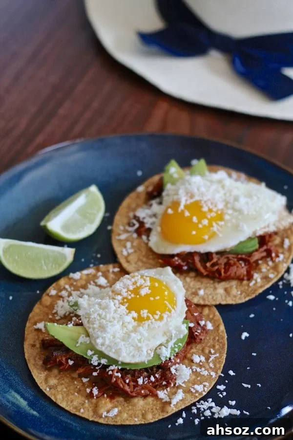 Pulled Pork Breakfast Tostadas