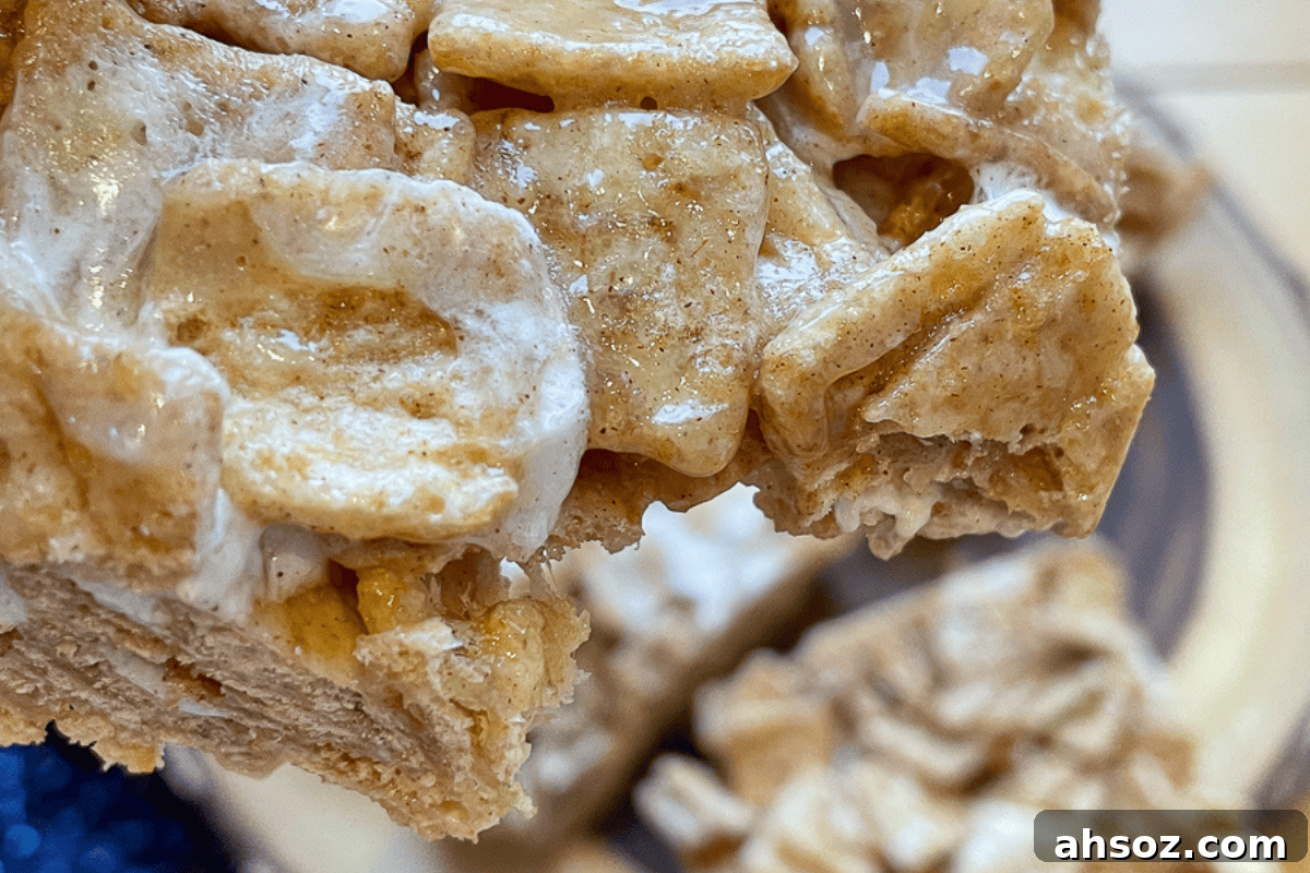 Cinnamon Toast Crunch cereal treats