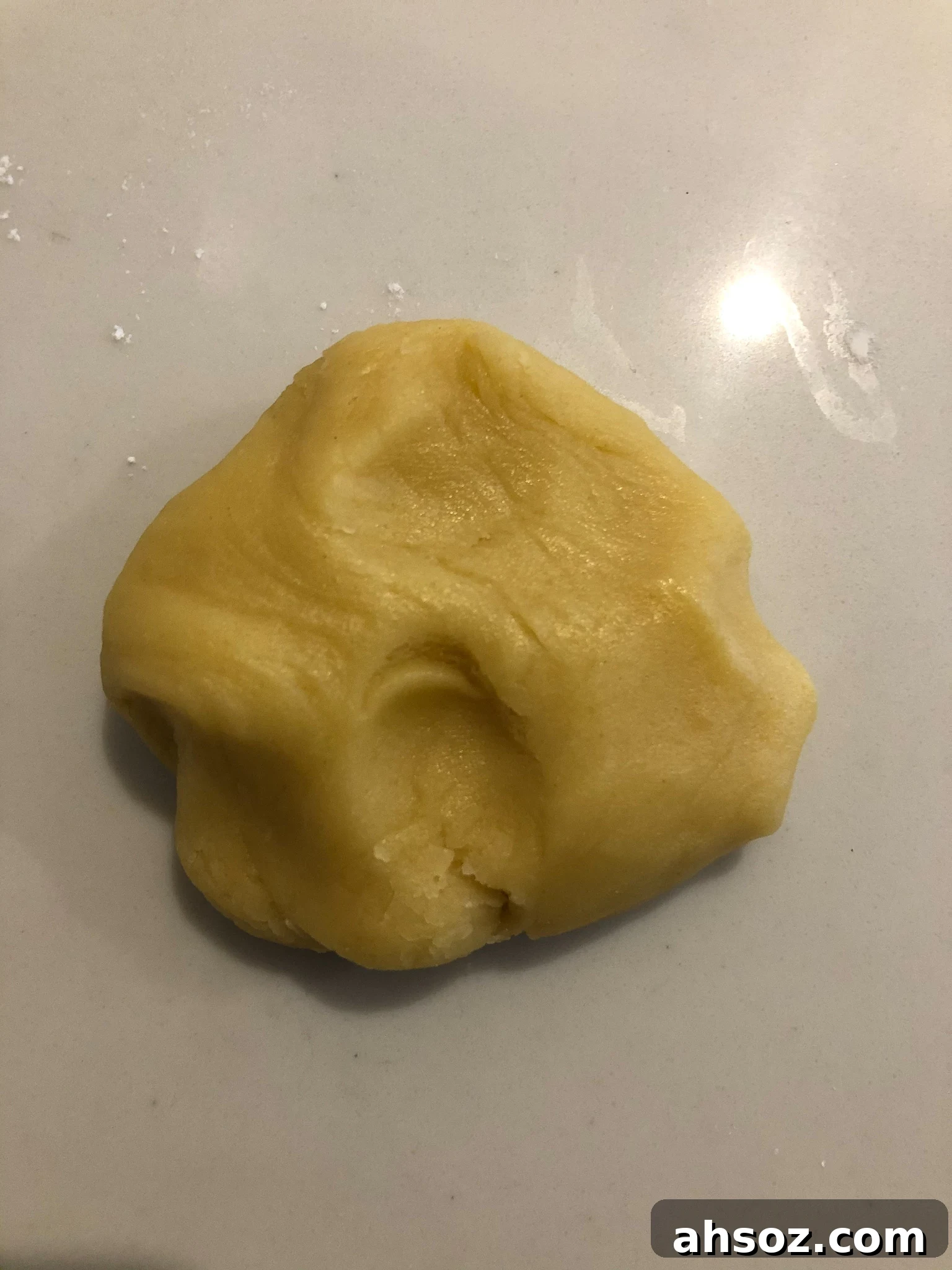 Cookie dough after mixing together.