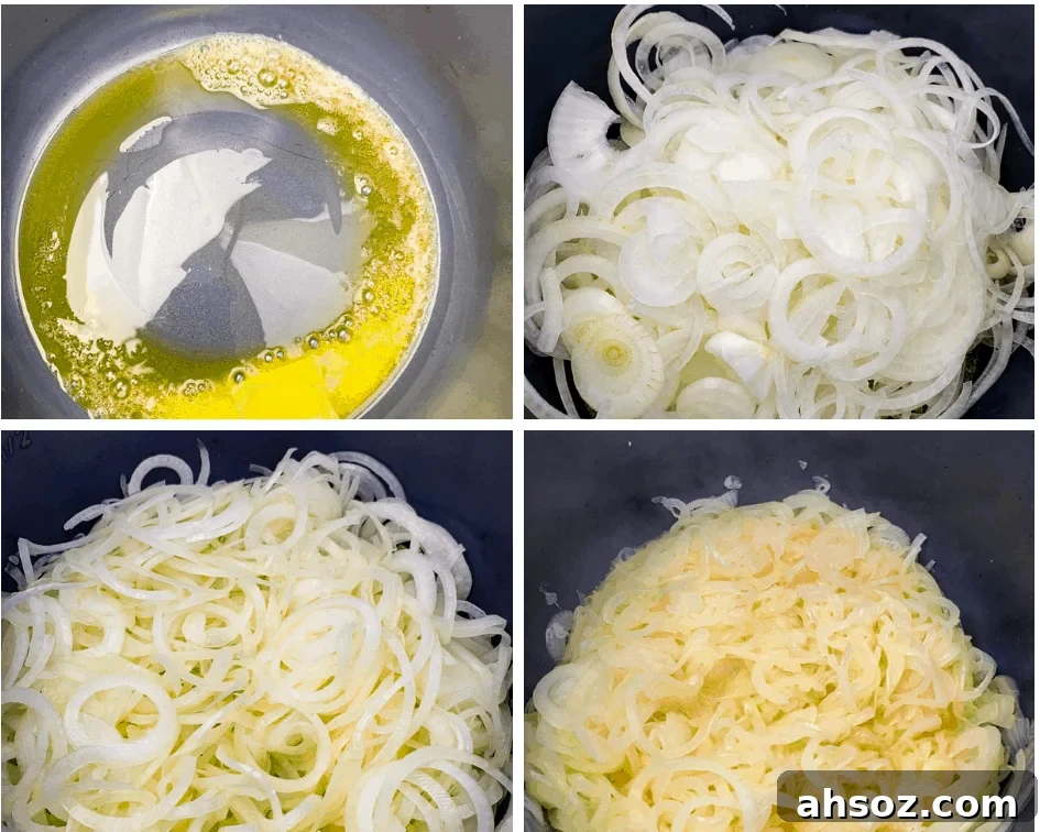 caramelized onions in an Instant Pot