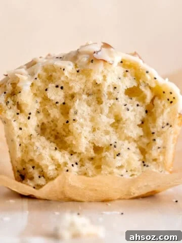 Almond Poppy Seed Muffins