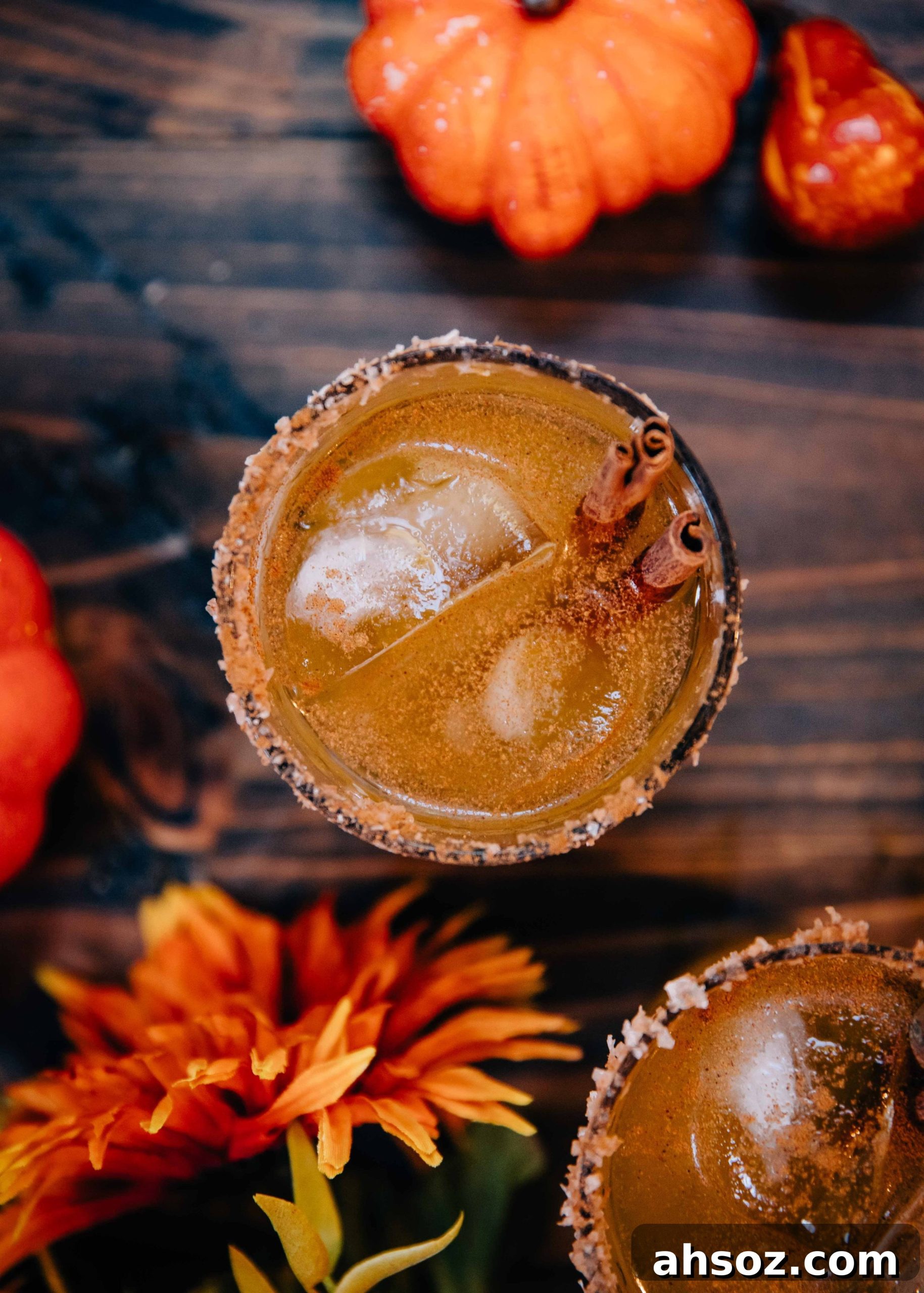 Pumpkin Spice Margaritas | autumn fall cocktail