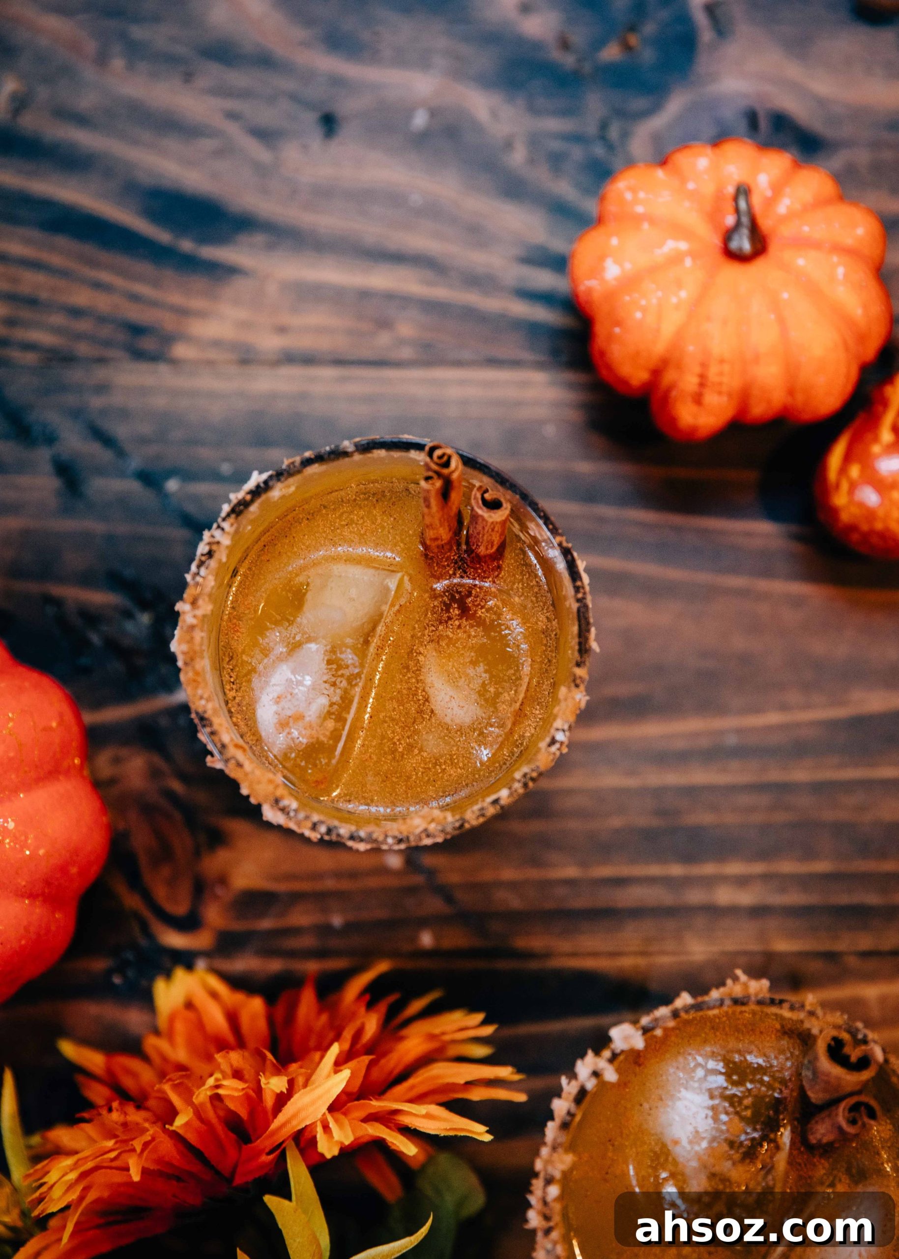 Pumpkin Spice Margaritas | autumn fall cocktail