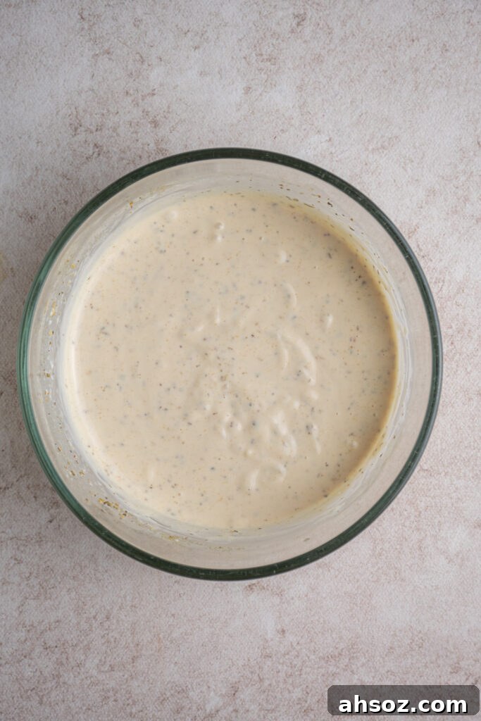 Dressing for Italian grinder pasta salad.