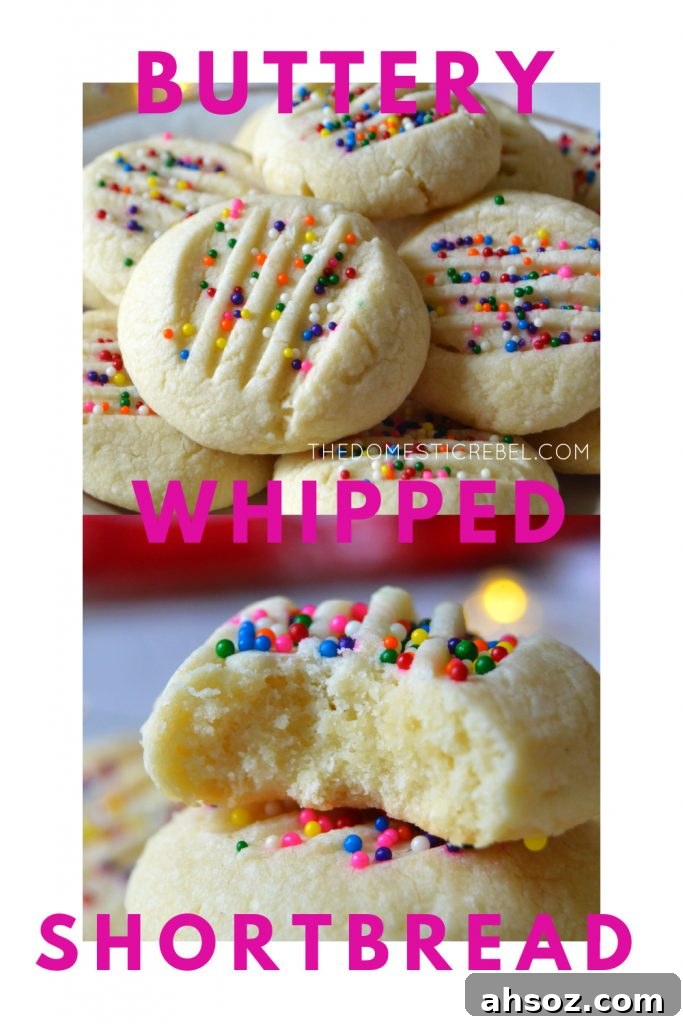 Buttery Whipped Shortbread Cookies That Melt in Your Mouth 9 Buttery Whipped Shortbread Cookies photo collage