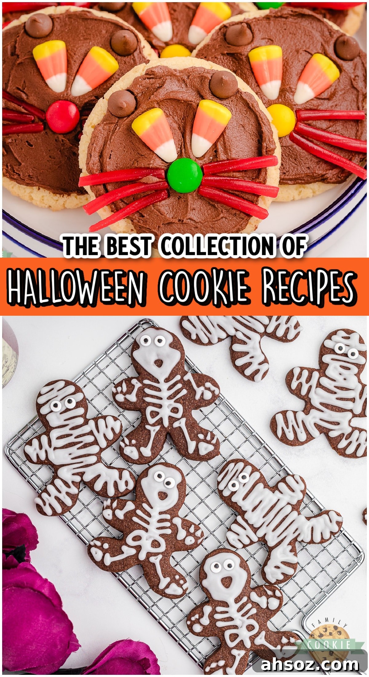 Amazing collection of Halloween cookie recipes perfect for Halloween parties
