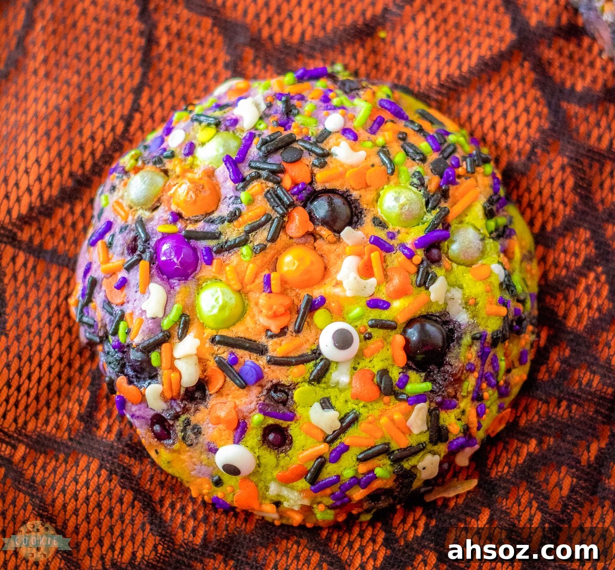 Halloween Sprinkle Cookies