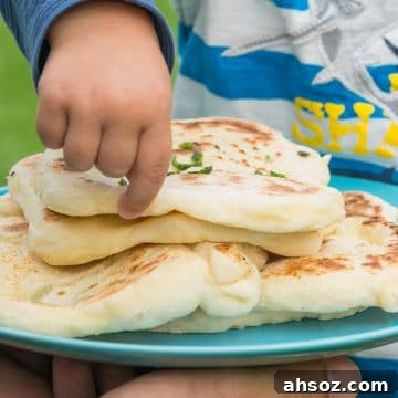 Easy naan bread