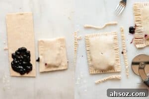how to assemble a homemade pop tart