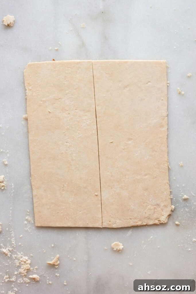 homemade vegan pop tart pastry