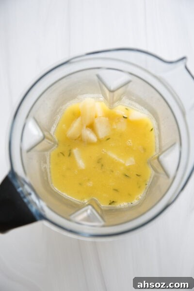 cooked chicken removed from soup before blending