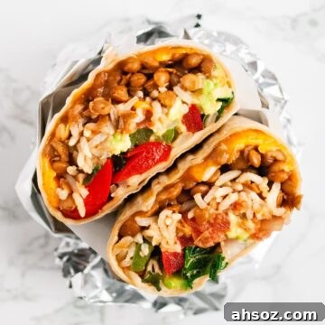Vegetarian burritos.