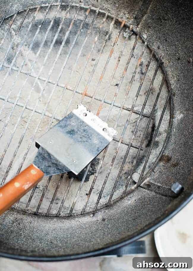 how to clean a grill