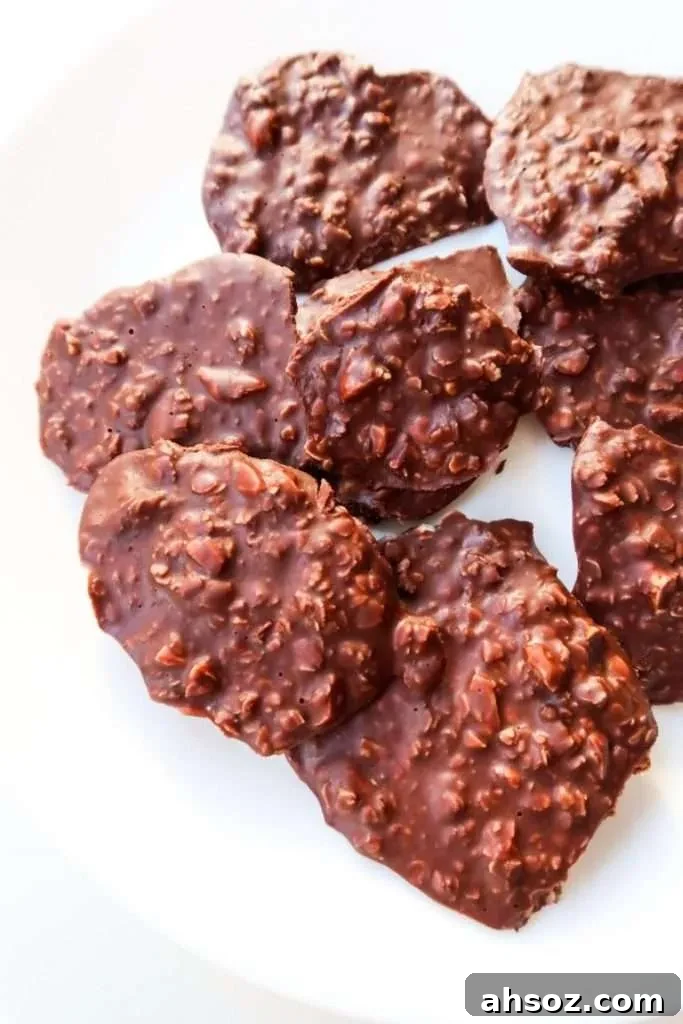 easy no bake chocolate cookies