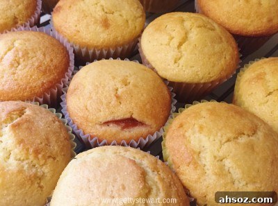 lovely cornmeal muffins - watermarked