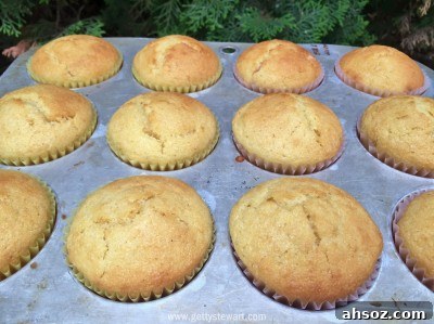 muffins out of oven - watermarked