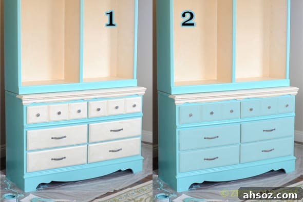 Tiffany Blue Bookshelf from Zestuous