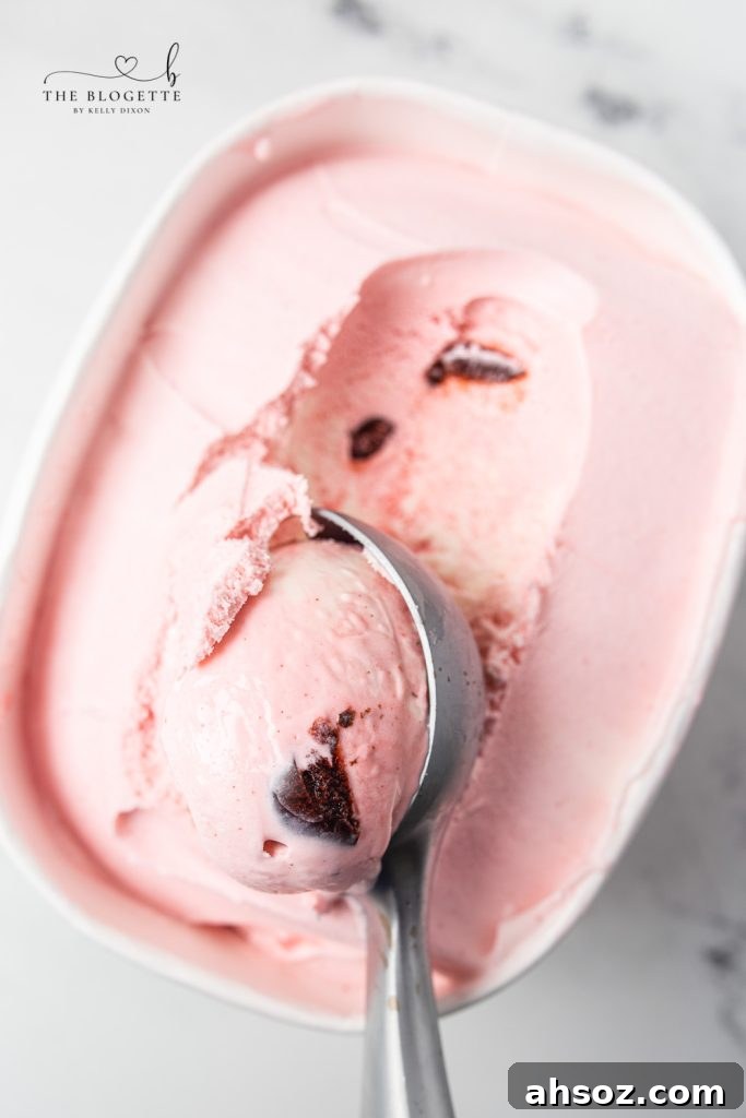 Cherry vanilla ice cream for Ice Cream Punch