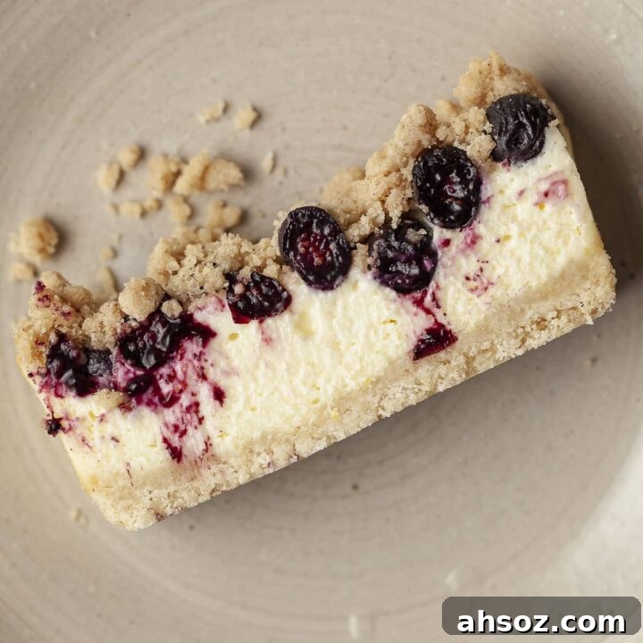 Gluten Free Blueberry Cheesecake Bars