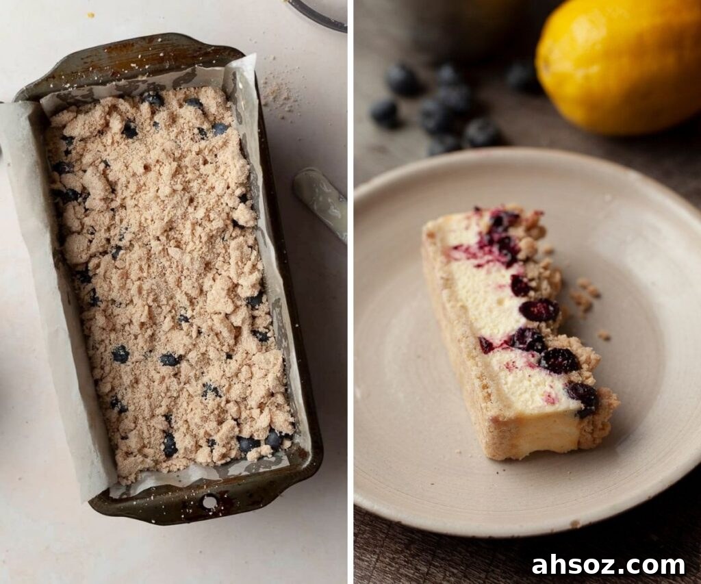 how to make blueberry cheesecake step 2