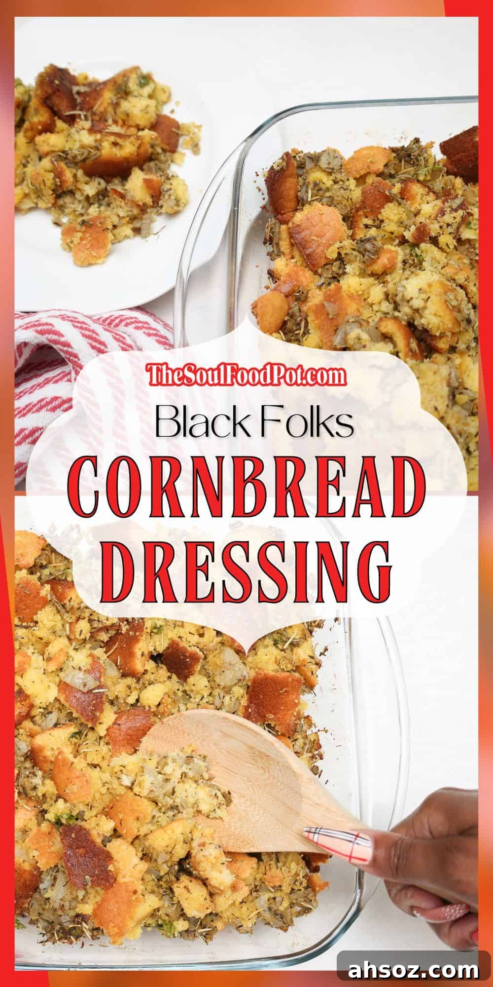 Southern Soul Food Cornbread Dressing