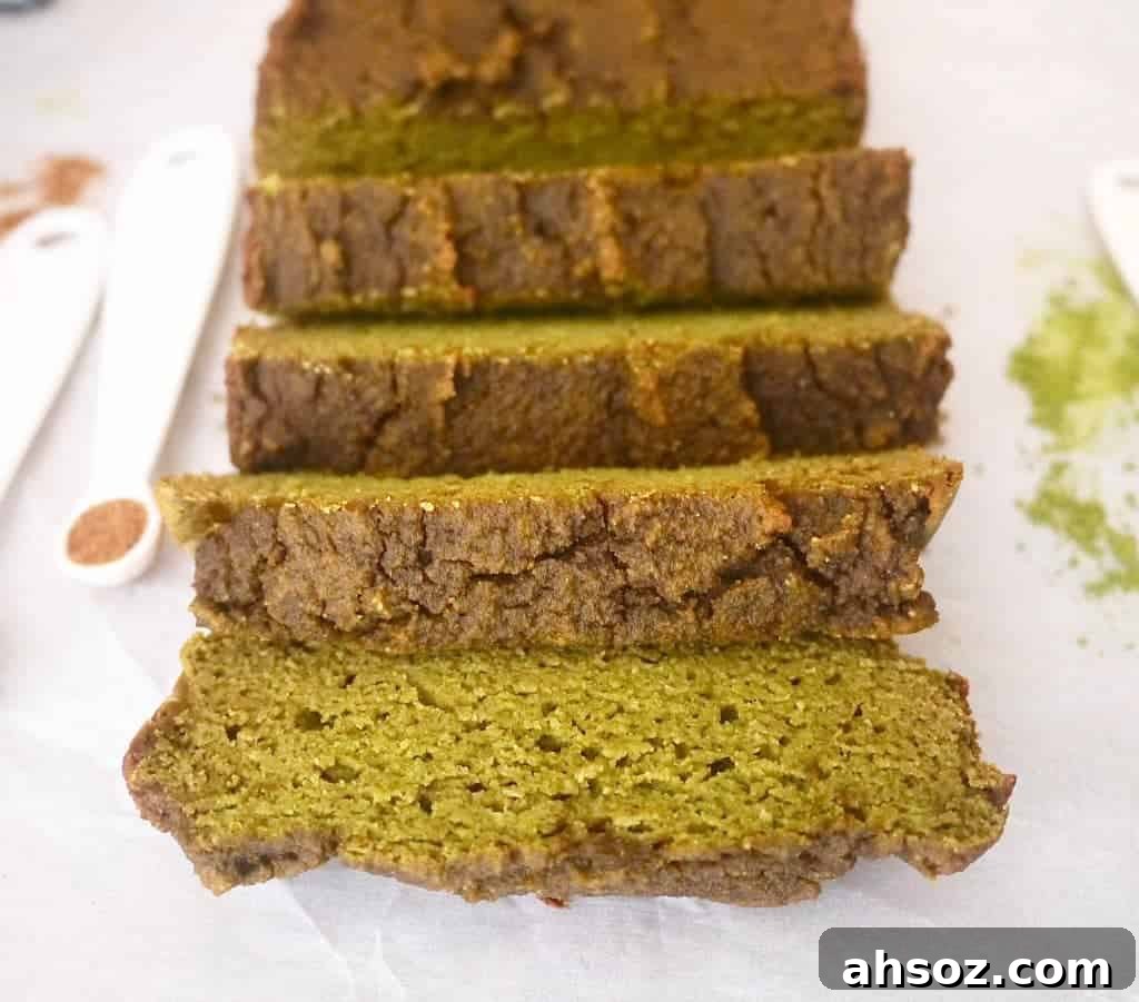 Grain-Free Morning Matcha Loaf (Paleo, GF)| Perchance to Cook, www.perchancetocook.com
