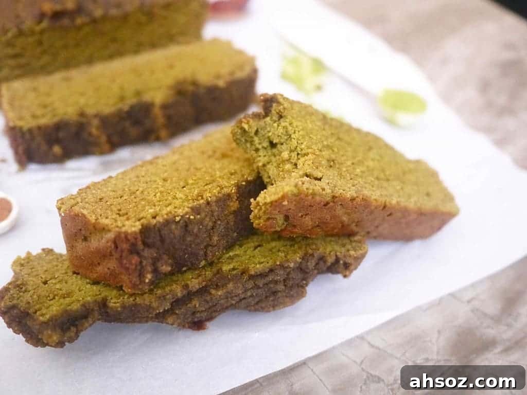 Grain-Free Morning Matcha Loaf (Paleo, GF)| Perchance to Cook, www.perchancetocook.com