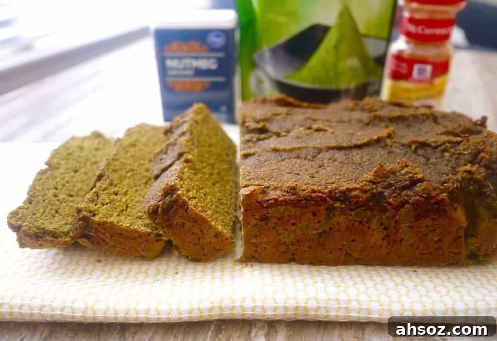Grain-Free Morning Matcha Loaf (Paleo, GF)| Perchance to Cook, www.perchancetocook.com