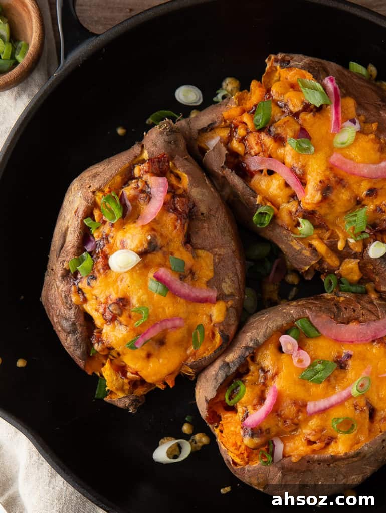 stuffed sweet potatoes
