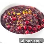 Simple Cranberry Sauce with Citrus