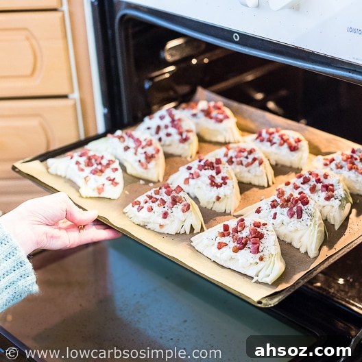 Roasted Cabbage Wedges with Bacon and Blue Cheese 22 Baking | Low-Carb, So Simple
