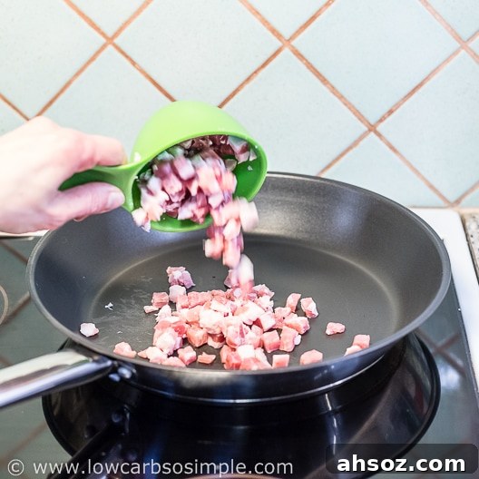Roasted Cabbage Wedges with Bacon and Blue Cheese 4 Bacon | Low-Carb, So Simple