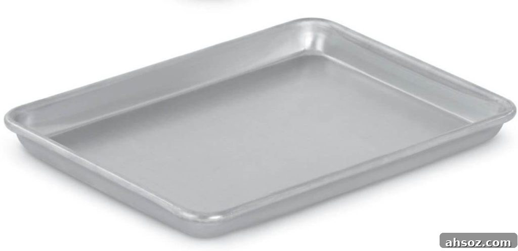 Quarter sheet pan for cut and stack method