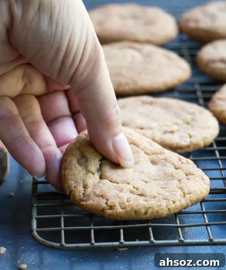 Chewy Toffee Apple Cookies with warm cinnamon flavor.